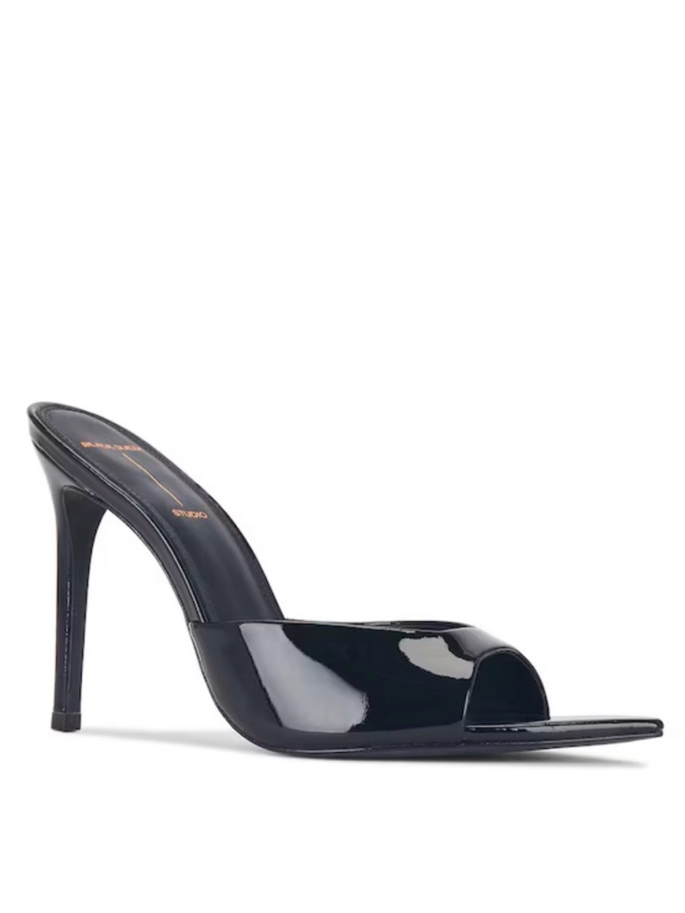 Brea Mule in Black Patent